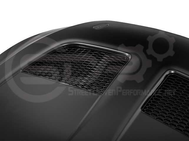 2018-2023 FORD MUSTANG S550 | GTD STYLE ALUMINUM FRONT AIR VENTED HOOD