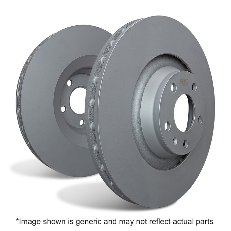 EBC RK Series front brake rotors for Subaru Forester 2.5L SK, OE replacement, durable metal with ventilated design