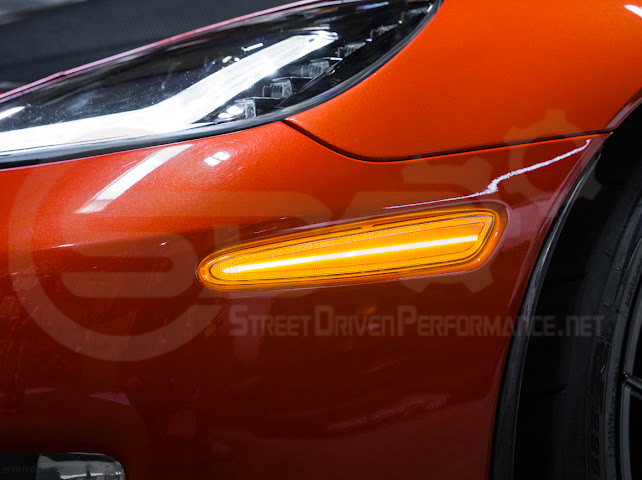 2005-2013 Chevrolet Corvette C6 | Amber Light LED Side Fender Markers Pair (Front and / or Rear) {Clear, Amber, Red, or Smoke Lenses}
