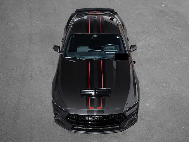 2024-UP FORD MUSTANG S650 | HOOD BODY STRIPE 3M DECALS