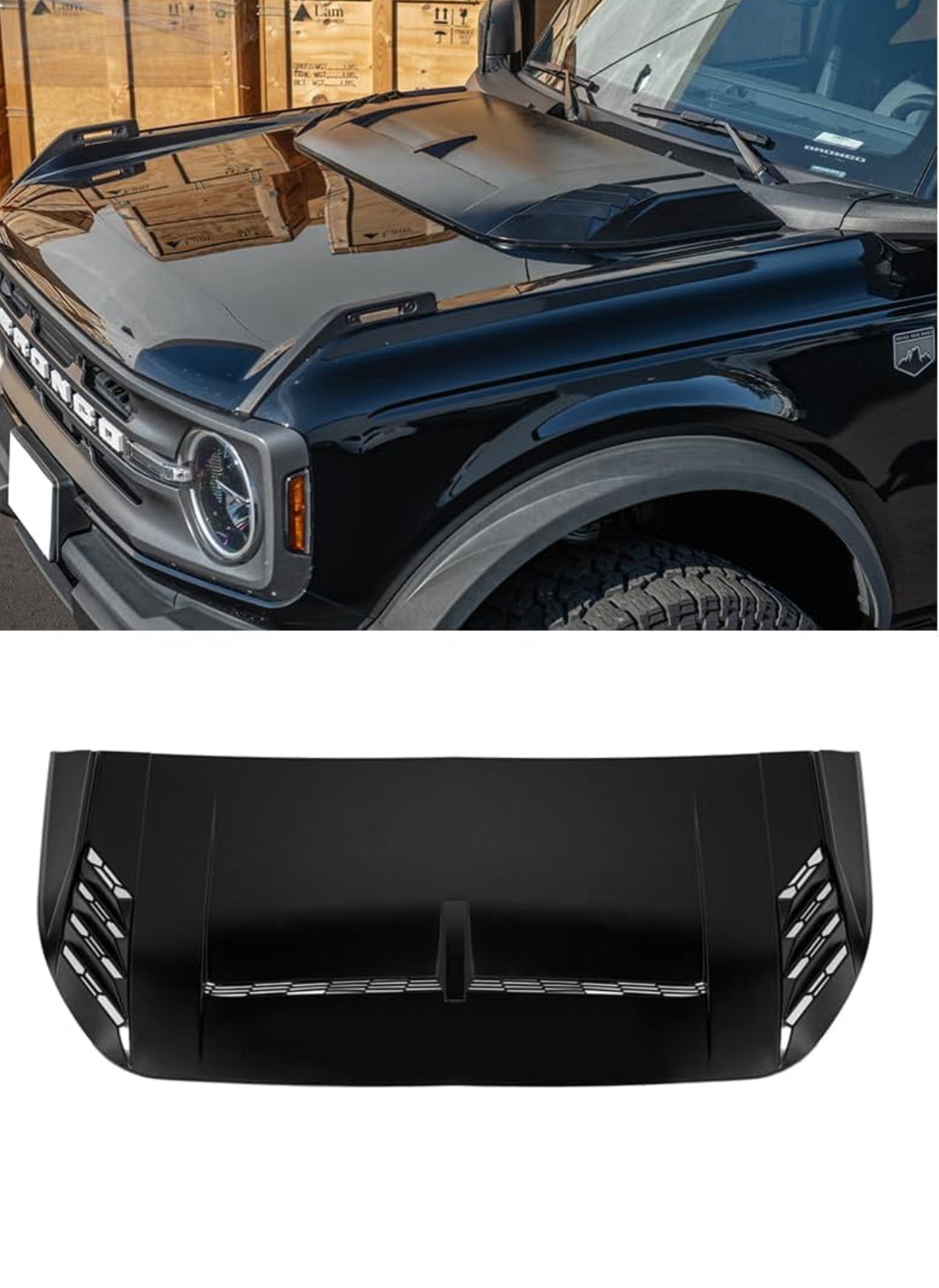 2021-UP FORD BRONCO RAPTOR PACKAGE FRONT HOOD VENT