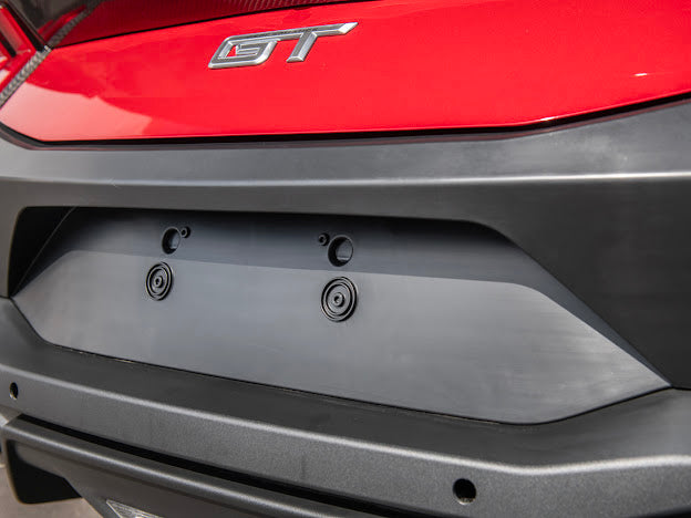 2024-Up Ford Mustang S650 | Factory Style PRIMED BLACK Rear Bumper Cover Replacement