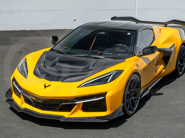 *IMPERFECTION / DISCOUNTED* 2020+ Corvette C8 | ZR1 Style Replica CARBON FIBER Front Hood