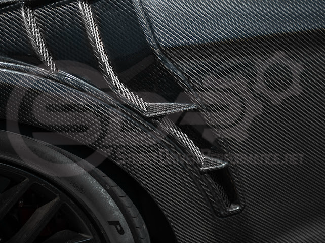 2018-2023 Ford Mustang S550 | GT500 Style Carbon Fiber Front Side Vented Fenders PAIR