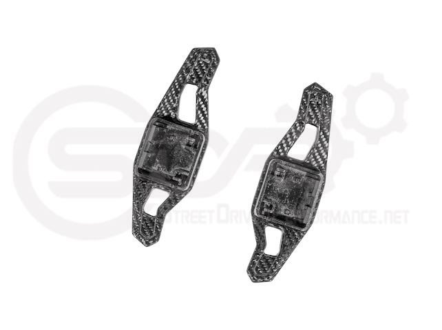 2020-UP CHEVROLET CORVETTE C8 | Lamborghini Style CARBON FIBER Steering Wheel Paddle Shifters