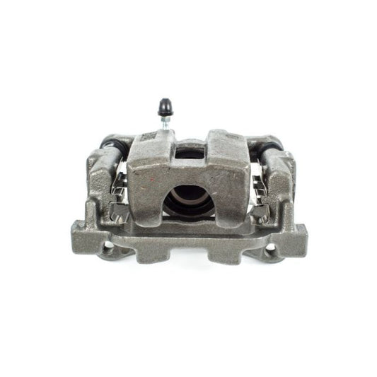 PowerStop rear right OE brake caliper with bracket for 2007-2008 Infiniti G35, showing detailed view of caliper assembly.
