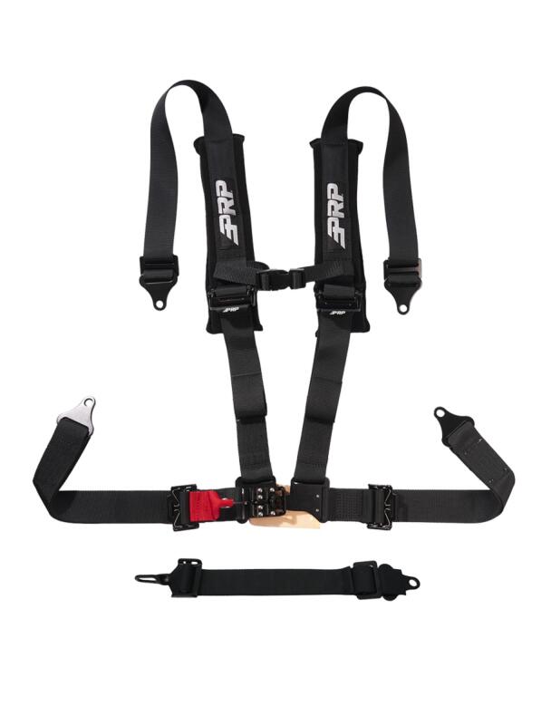PRP Seats 5.2 sewn-in harness latch and link in black for seat belt harnesses