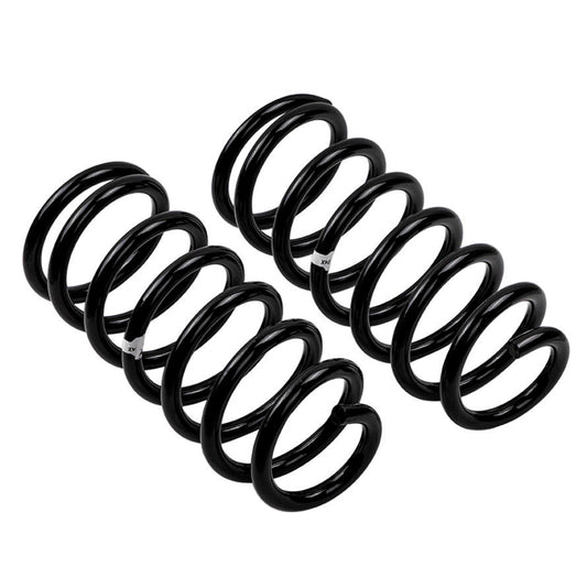 Old Man Emu rear coilover coil spring for Toyota Land Cruiser 200 Series, durable suspension component with coil spring design.
