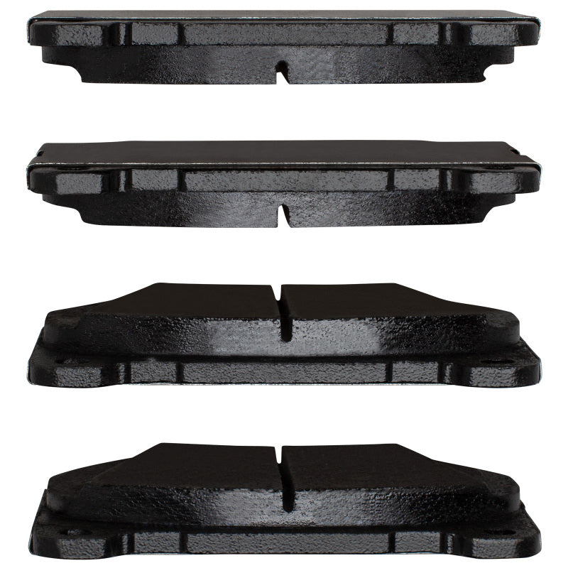 R1 Concepts R1 Ceramic Brake Pads for Hyundai Equus 2009-2014 front OE brake pads, shown with metal backing and friction surface