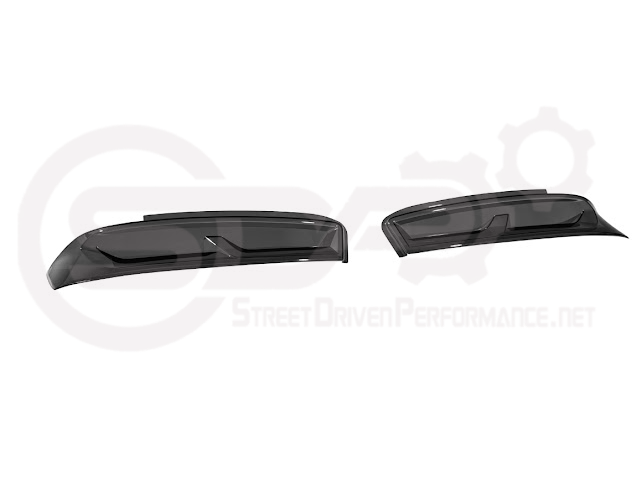 2016-2018 CHEVROLET CAMARO | SMOKE TINTED REAR TAIL LIGHT TRIM BEZEL COVER PAIR