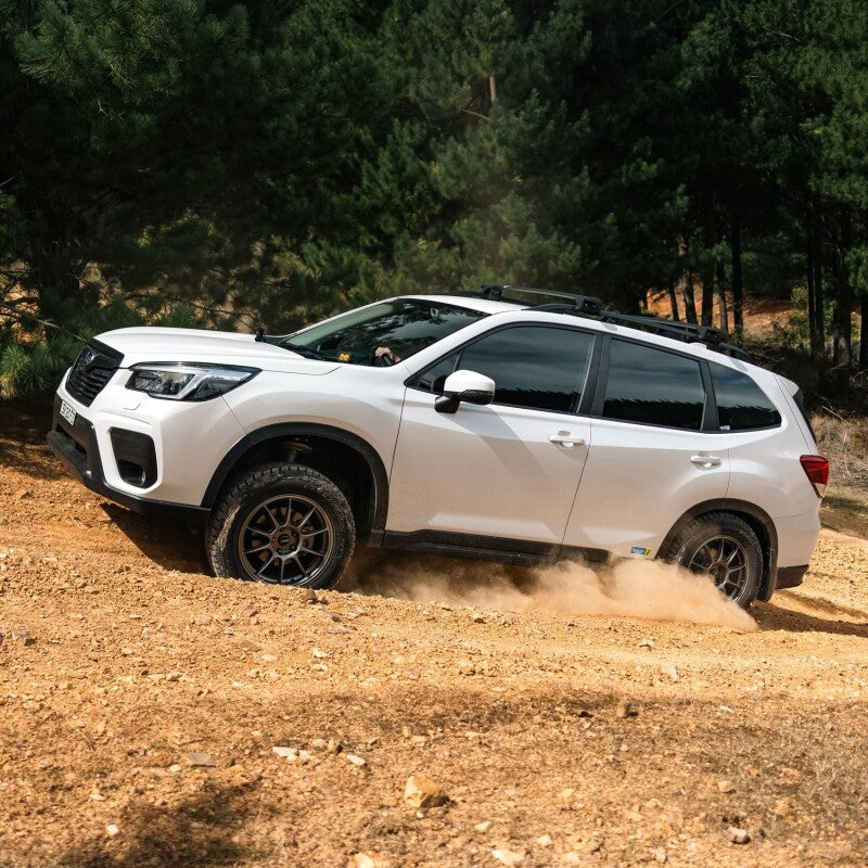 Bilstein B8 TerraSport lift kit for Subaru Forester 2019-2021, featuring shocks and struts with 1.5-inch front and 1.6-inch rear lift.
