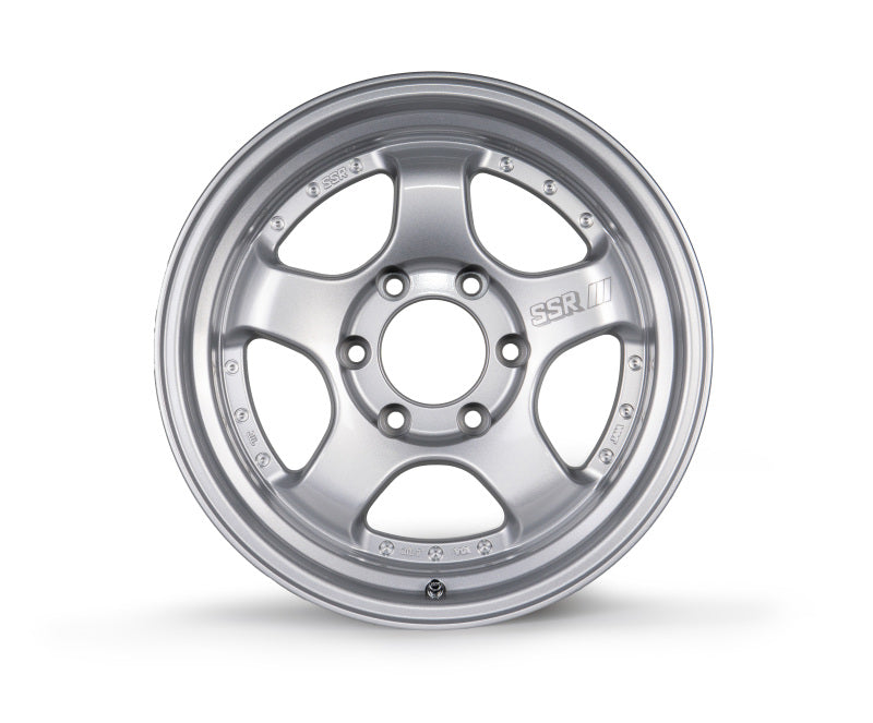 SSR SP1 Trail 17x8.5 silver forged wheel with +00 offset, 6/139.7 bolt pattern, designed for off-road vehicles.