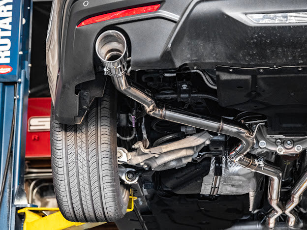 2024-PRESENT FORD MUSTANG S650 GT | STRAIGHT CAT BACK DUAL BURNT TIPS EXHAUST