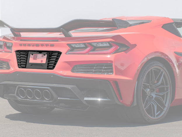 2023-UP CORVETTE C8 Z06 & E-RAY | LICENSE PLATE BACKING