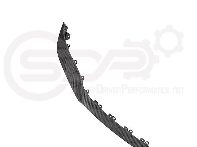 Cadillac CT5-V Blackwing factory OEM style carbon fiber front lip splitter and wheel arches for ground effects and sporty look.