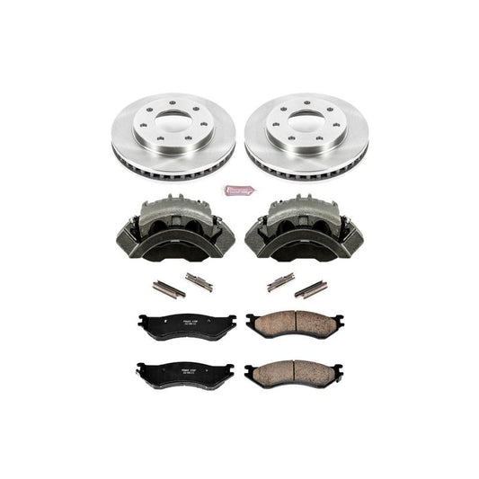 PowerStop OE brake calipers for 1997 Ford F-250 HD front Autospecialty kit with calipers visible in the image.