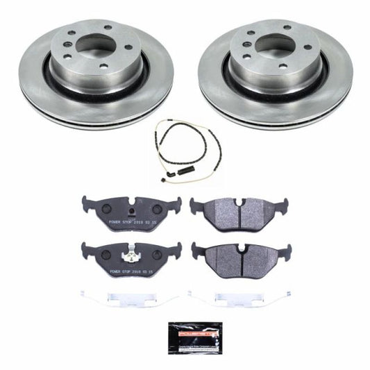 PowerStop rear track day brake kit for BMW Z4 (2003-2008), performance brake system with high-quality components.
