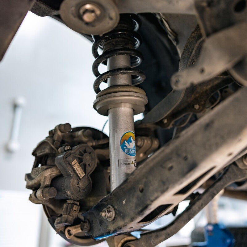 Bilstein B8 TerraSport lift kit for Subaru Forester 2019-2021 showing shocks and struts with 1.5-inch front and 1.6-inch rear lift