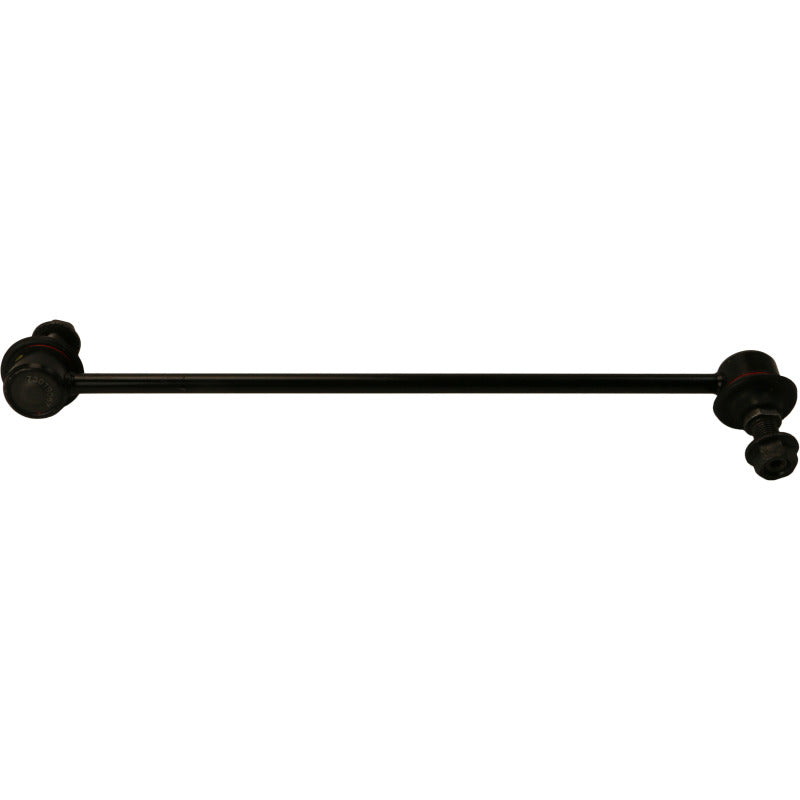 Moog front left sway bar endlink for 2016-2020 Kia Optima, showing the metal link with rubber bushings