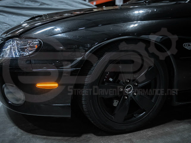 2004-2006 Pontiac GTO | Front Clear / Red / or Black Lens Amber Light LED Side Markers Pair