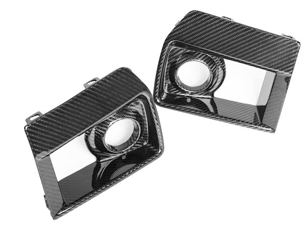2009-2015 Cadillac CTS-V V2 - Carbon Fiber Fog Light Bezels / Covers