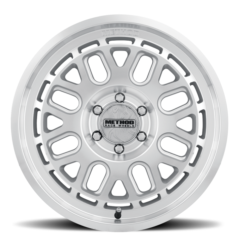 Method MR321 cast wheel, 17x8.5 inches, +25mm offset, machined finish with clear coat, 6x5.5 bolt pattern, 106.25mm CB