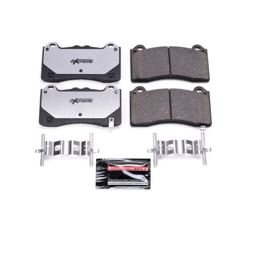 PowerStop Z26 Extreme Street Brake Pads for Ford Focus 2016-2018, front performance brake pads with hardware included