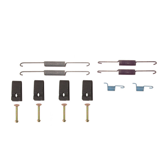 DFC Nissan Sentra rear drum brake hardware kit, includes brake spring and clip components for installation.