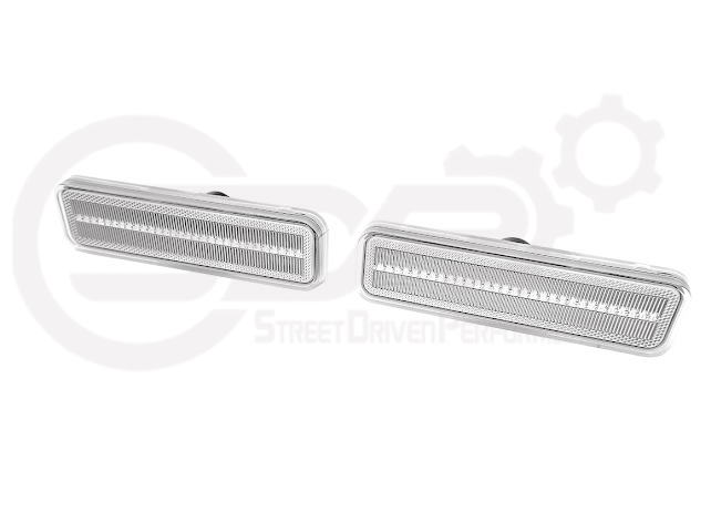 1972-1974 Dodge Charger | Front Side Marker Lens Amber Light LED Pair (Clear / Amber / Smoke)