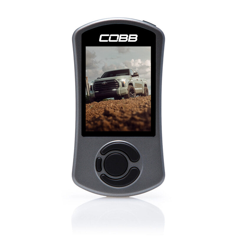 COBB Cobb Tundra AccessPort programmer for Toyota Tundra 22-26 USDM non-hybrid models, used for vehicle tuning and performance.