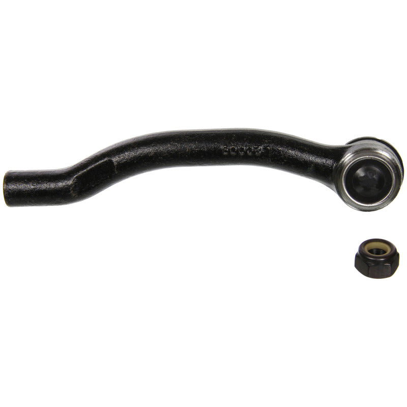 Moog Acura MDX front left outer tie rod end, part of the steering linkage, shown in the image.