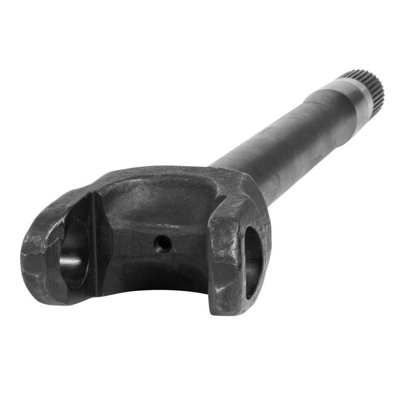 Yukon Gear Chromoly Dana 44 front axle with locker, 35 spline, 19.11-inch length, left hand drive, for off-road vehicle drivetrain.