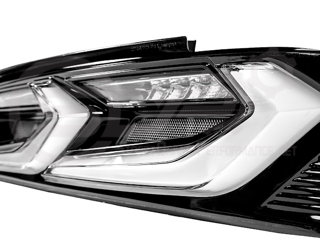 2016-2018 Chevrolet Camaro | C8 Style Sequential Signal LED Rear Taillights Pair (Clear / Red / Smoke Lens)