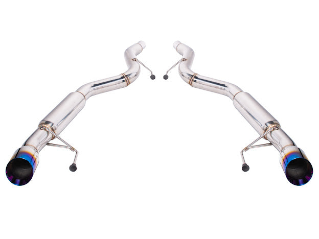 2015-2023 FORD MUSTANG MUFFLER AXLE BACK DUAL BURNT TIPS EXHAUST