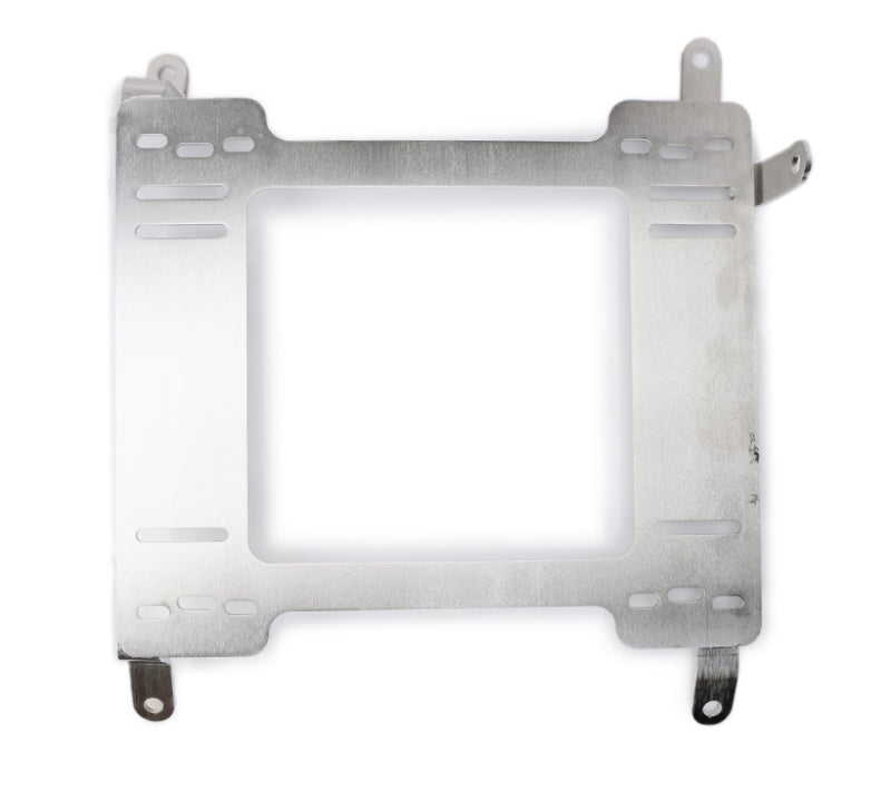 NRG stainless steel seat bracket for Nissan 370Z 2009-2019, durable seat frame component with precise fit and high-quality construction.