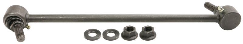 Moog Lexus UX200 front sway bar endlink, automotive suspension part, showing the metal link with rubber bushings.