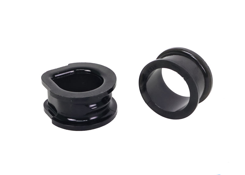 Whiteline front rack and pinion mount bushing kit for Nissan Skyline R32, R33, R34 models, designed for improved steering performance.