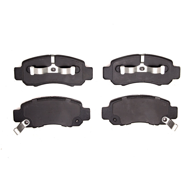 Honda Insight front R1 Concepts OE brake pads, showing the black brake pad with metal backing and detailed surface texture.