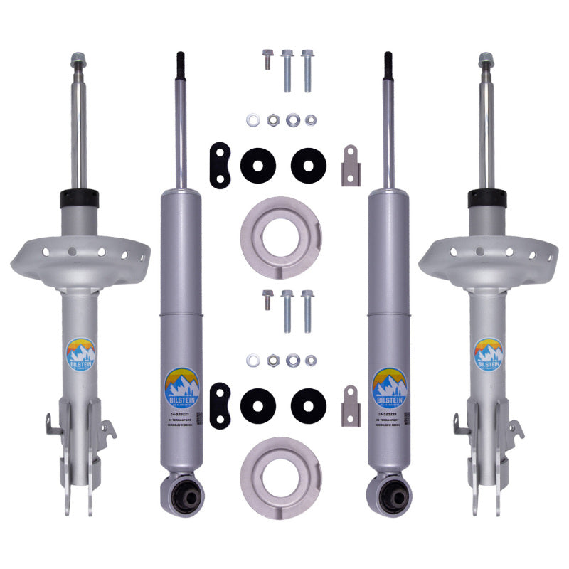 Bilstein B8 TerraSport lift kit shocks and struts for 2013-2017 Subaru Crosstrek, designed for 1.5-inch lift.