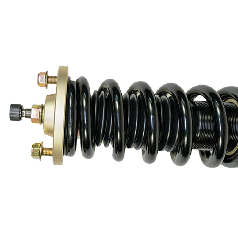 BLOX Racing adjustable coilovers for 92-00 Honda Civic and 94-01 Acura Integra, showing the coilover components and mounting hardware.