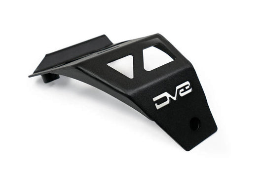 DV8 Offroad Jeep Gladiator JT cowl light bar bracket mounted on vehicle, designed for off-road lighting mounts.