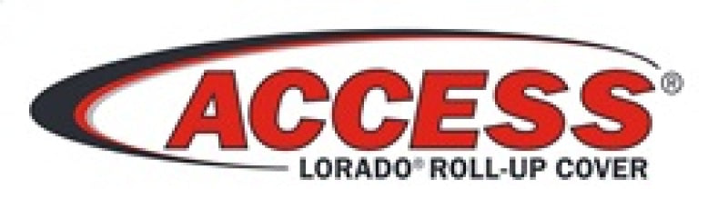 Access Lorado 2022+ Toyota Tundra 5ft 6in bed roll-up cover with deck rail, exterior truck bed accessory, in black.