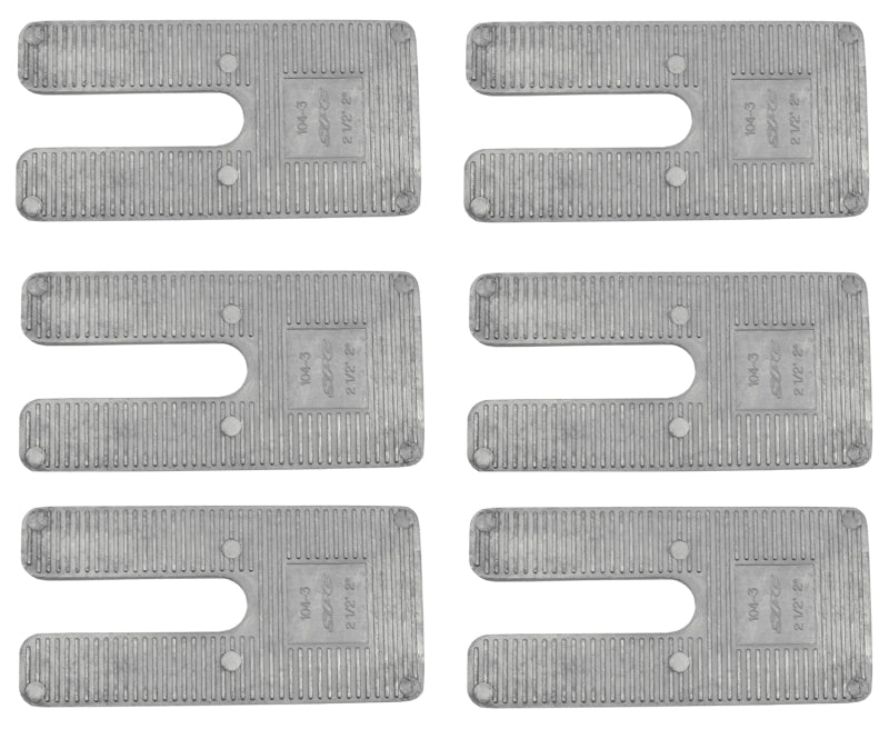 Moog 5-inch long wedge caster change suspension alignment kit with 2-degree wedge for vehicle suspension adjustment.