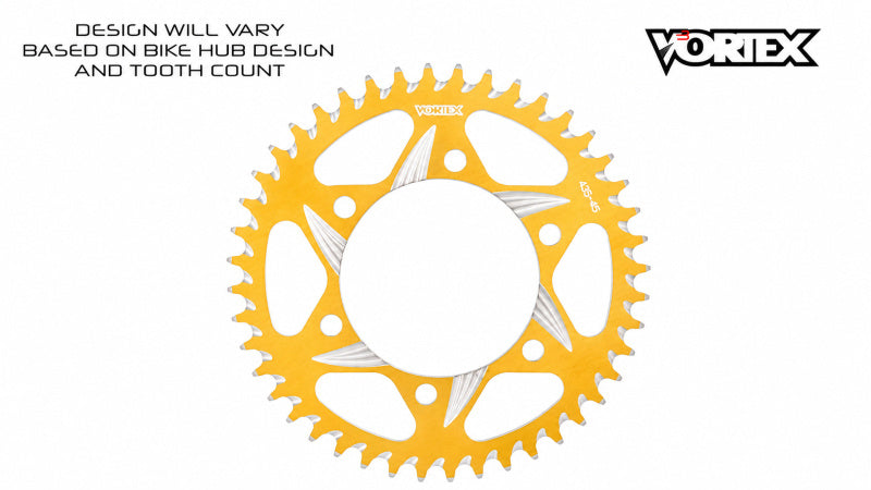 Vortex Racing 38 Tooth 520 Rear Sprocket - Gold