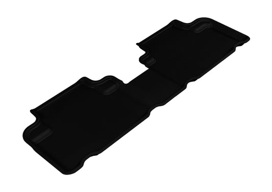 Black 3D MAXpider Mazda5 Kagu 2nd row rubber floor mats designed for 2012-2015 Mazda Mazda5 vehicle interior.
