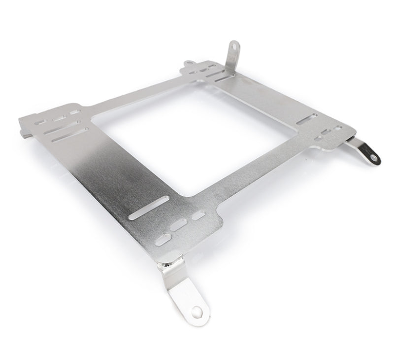 NRG stainless steel seat bracket for Nissan 370Z 2009-2019, durable seat frame component for racing or performance seats.