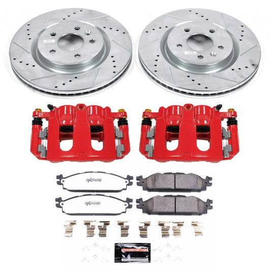 PowerStop performance brake kit for 2011-2020 Lincoln MKT front Z36 Truck & Tow with calipers and brake components