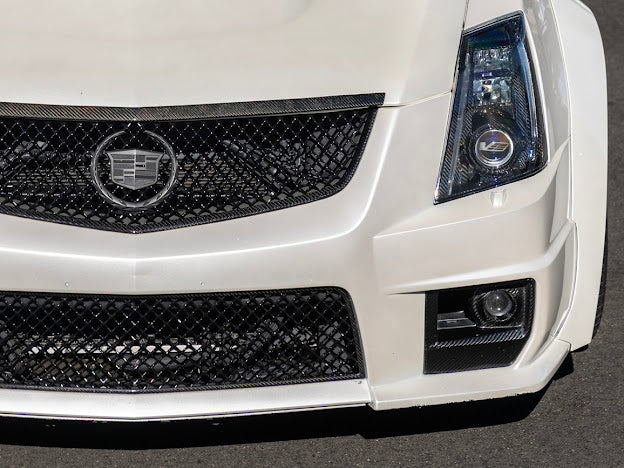 2009-2015 Cadillac CTS-V V2 - Carbon Fiber Fog Light Bezels / Covers