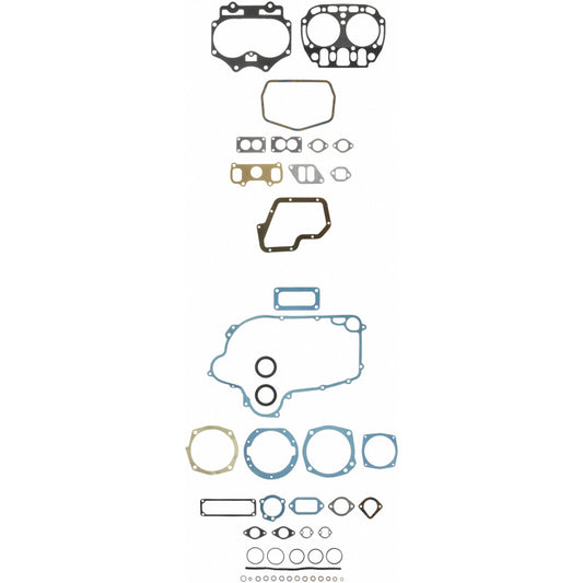 Fel-Pro FS 7738 B engine gasket set showing multiple gaskets and seals for automotive engine repair.