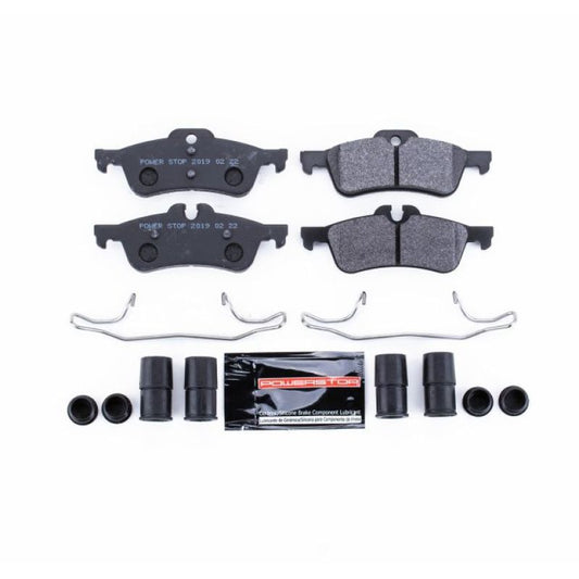 PowerStop Mini Cooper rear track day racing brake pads, high-performance brake pads designed for sporty driving.